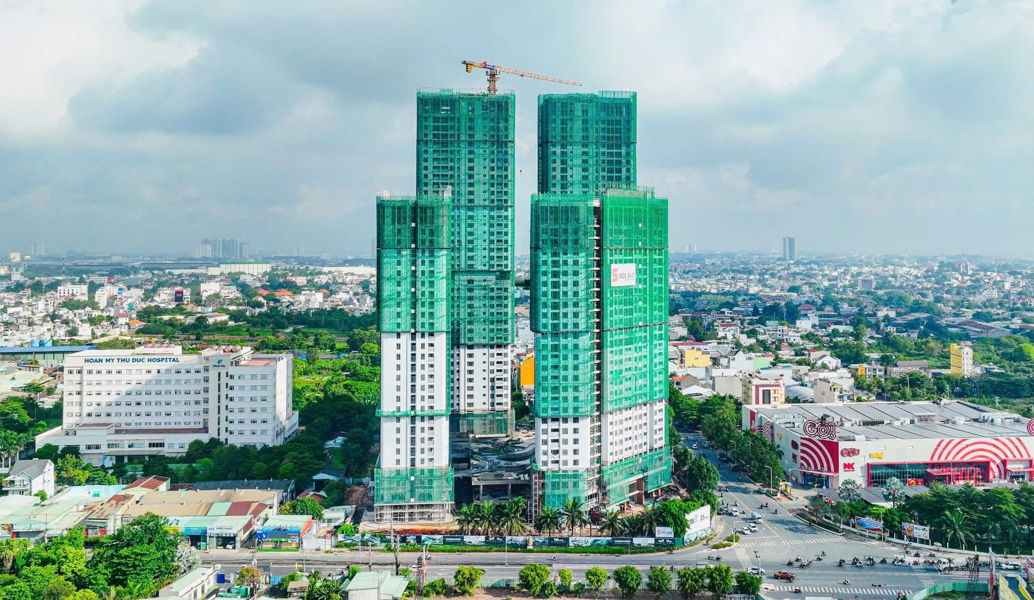 TIẾN ĐỘ DỰ ÁN GREEN TOWER DĨ AN
