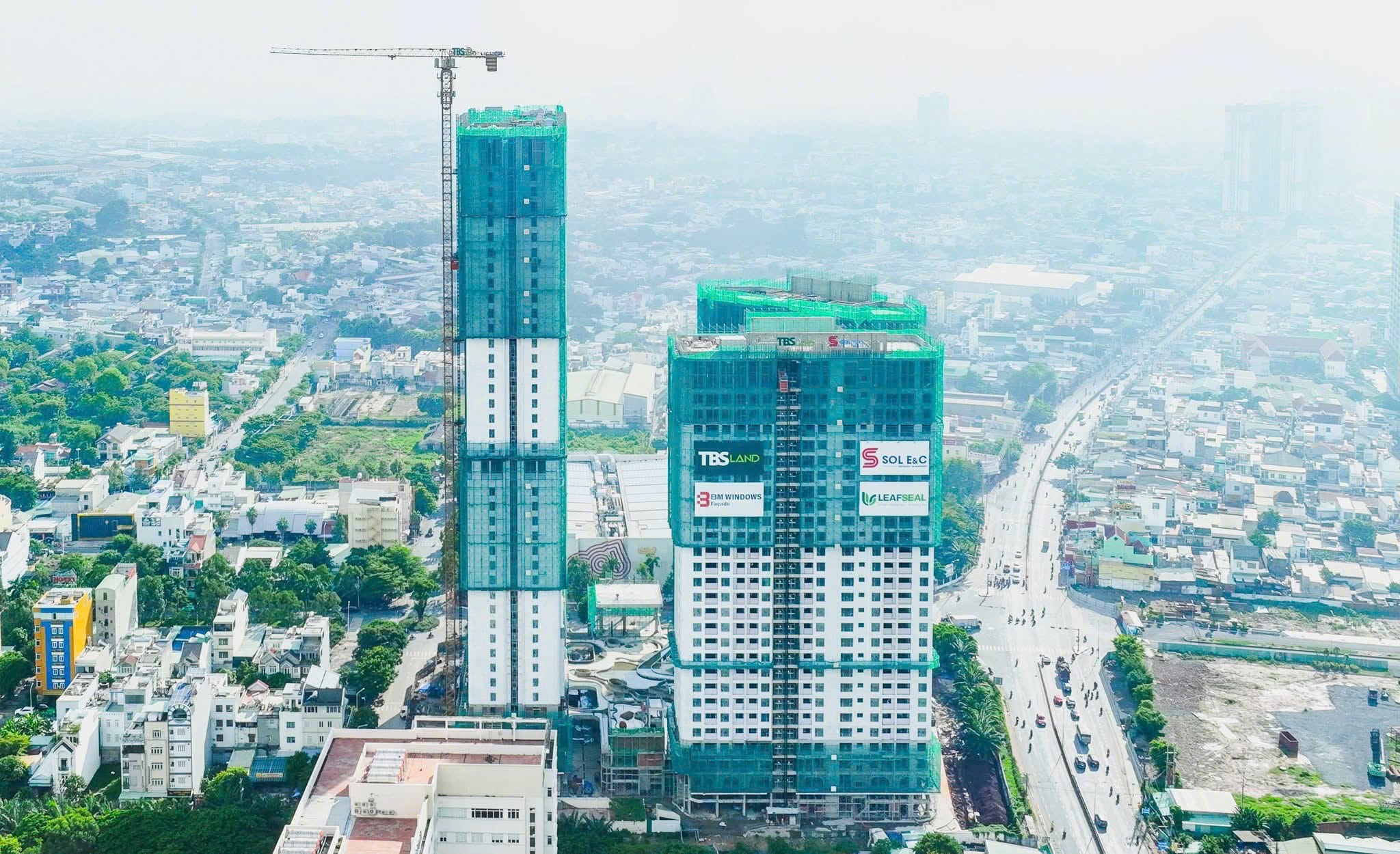 TIẾN ĐỘ DỰ ÁN GREEN TOWER DĨ AN